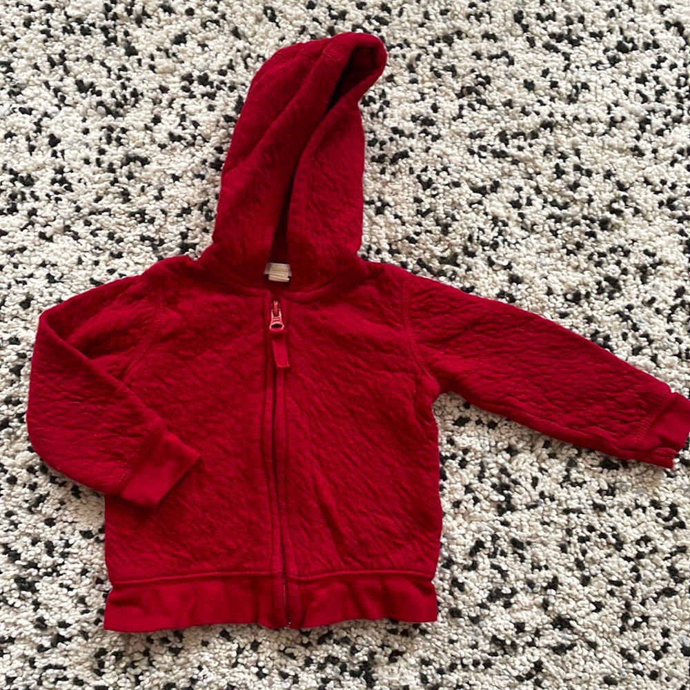 Red Burt's Bees jacket - Picture 3 of 5